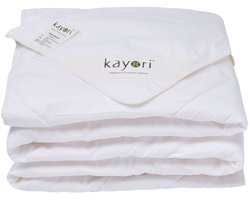 Kayori Ubashi Bamboe Zomerdekbed - 240x220 - Lits-jumeaux - Ademend & Vochtregulerend - Antibacterieel - Wit