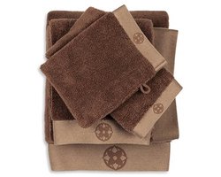 Kayori Yu Gastendoekje - 30x50 cm - Set van 6 - Bruin