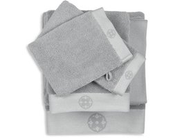 Kayori Yu Gastendoekje - 30x50 cm - Set van 6 - Zilvergrijs