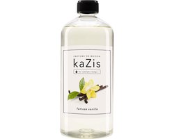 KAZIS® Fameus Vanille - 1000 ml huisparfum navulling geschikt voor Lampe Berger, LampAir, Ashleigh & Burwood.