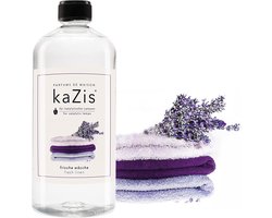 KAZIS Fresh Linen - 1000 ml huisparfum navulling 1000 ml navulling geschikt voor Lampe Berger, LampAir, Ashleigh & Burwood en Millefiori