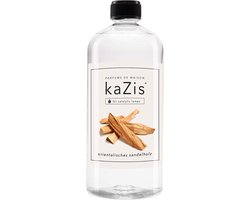 KAZIS Sandelwood - 1000 ml huisparfum navulling - geschikt voor LampAir, Ashleigh & Burwood en Lampe Berger