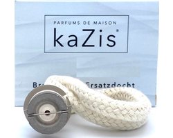 KAZIS Steen en lont voor geurbranders - geschikt voor LampAir, Ashleigh & Burwood en Lampe Berger