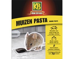 KB Home Defense Muizenlokdoos Magik Paste (pasta) - Muizenval - Muizen pasta (10g) voldoende voor 70 muizen - 2 stuks - Muizengif - Werkt binnen 24 uur