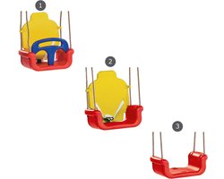 KBT babyzitje groeimodel - PP limoen rood/geel