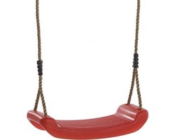 KBT schommelzitje geblazen kunststof PP touw rood