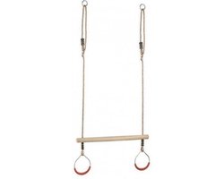 KBT Trapeze Schommel met metalen Turnringen
