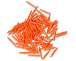 Keenso 100 stks Vissen Float Indicator, vissen kurken drijft, Duurzaam Scheur Drop Indicator Vissen Kurken Floats Bobber Visgerei Accessoire (Oranje-L)