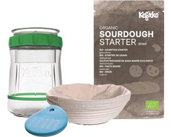 KefirKo zuurdesem starterspakket met fermenter, starter en rijsmandje