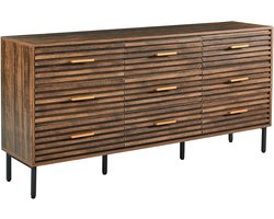 KEITH - Ladekast - Donkerbruin - MDF