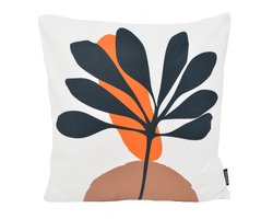 Keke Leaf Kussenhoes | Katoen/Polyester | 45 x 45 cm