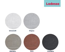 Kela Badkamer - Ladessa Badmat Silver Grey 70x50 cm - Katoen - Zilver