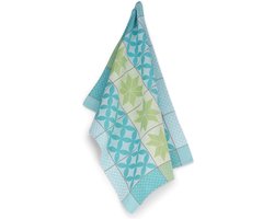 Kela Keuken - Carla Theedoek Set van 4 Stuks - Kunststof - Groen