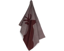 Kela Keuken - Henrik Theedoek 50 x 70 cm Set van 4 stuks - Kunststof - Bruin