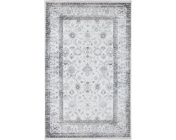 Kelim Vintage Vloerkleed - Zand 230 x 320 cm - Premium Laagpolig Woonkamer Tapijt - Boho Stijl - Anti-Slip, Machinewasbaar & Super Zacht