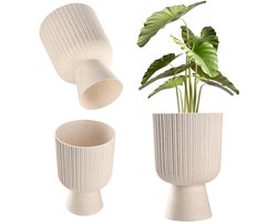 Kelkvormige Plantenpot van Kunststof - Geschikt voor Balkon en Terras - 5 Kleuren Verkrijgbaar