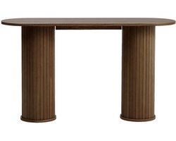 Kelly sidetable 130 cm - donkerbruin