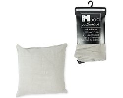 Ken's Luxury Collection - In The Mood Collection - kussenhoes Rich grijs 45 x 45 cm