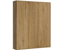 Kentaro verticaal opklapbaar tweepersoonsbed in Quercia Natura