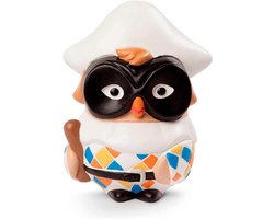 Keramiek Figuur - Decoratief Beeldje - Woonkamer Decoratie - Handgemaakt Ontwerp - 8 x 10 cm - Multicolore