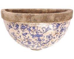 Keramiek muurhanger blauw