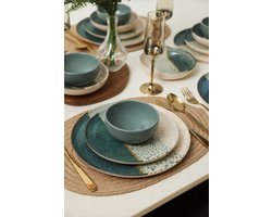 Keramika Serviesset - Colored - 24 delig - 6 persoons - Stoneware