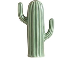 Keramisch cactusbeeld, minimalistisch cactusbeeld, porseleinen verzamelobject, modern plantenkeramisch beeld, groene huisdecoratie for woon- en eetkamer, past op salontafel, plank (Size : A)