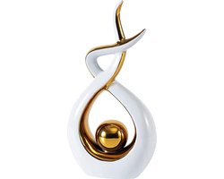 Keramisch decoratief object, moderne sculpturen abstracte decoratie, woonkamer moderne decoratie abstract handwerk voor decoratie slaapkamer tafeldecoratie kantoor sculptuur woningen en standbeelden