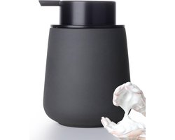 Keramisch schuim zeep dispenser - schuim handwasser dispenser badkamer, keramische handwasser vaatwasser zeep moderne dispenser met pomp, geschikt voor badkamer, keuken, grijs