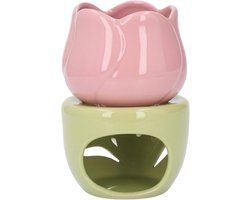 Keramische Aromabranders in Bloemvorm voor Essentiële Oliën - Geurverspreider en Decoratie