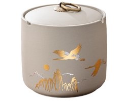 Keramische asbak met deksel en winddicht - Thuis - Commerciële woonkamer - Kantoor/hoteldecoratie - Asbak