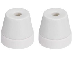 Keramische Conische Isolatoren Parels Aluminiumoxide Porselein - Set van 2 stuks, 6,3 mm Diameter
