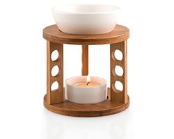 Keramische en Bamboe Geurlamp voor de Woonkamer