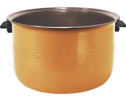 Keramische Kom - Gouden Schaal - Lange Bereidingen - Krasbestendige Coating - 5 Liter - Goud