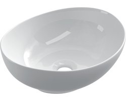 Keramische opbouw waskom Barco 41x34cm wit