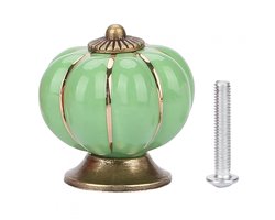 Keramische Pumpkin Knoppen - Vintage Deurknoppen voor Kasten en Lades (8 Kleuren)