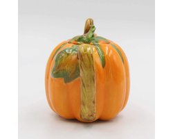 Keramische Theepot in Pompoen Vorm, 20 cm