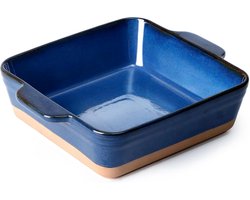 Keramische Vierkante Ovenschaal 2L met Handvatten - Ideaal voor Lasagne en Bakgerechten