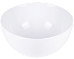 Keramische waskom rond wit glans 28x28x14 cm - Lena S opbouwmodel