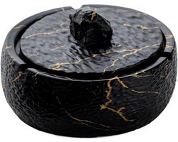 Keramische Winddichte Asbak met Deksel - Hittebestendige Moderne Decoratieve Asbak voor Thuis, Kantoor, Binnen & Buiten
