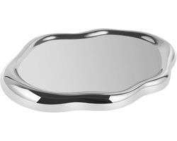 Keramische wolk sieradenschaal, sieradenbord, esthetisch, ordnerringen, oorbellen, halskettingen, armbanden, haarspelden, horloges, voor Moederdag, Kerstmis, Thanksgiving (zilver)