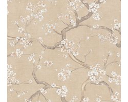 KERSENBLOESEM BEHANG | Floraal - Beige Crème - A.S. Création Metropolitan Stories Hot Spots