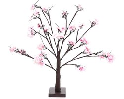 Kersenbloesem Boom Licht - Decoratieve Verlichte Boom Tafellamp - LED Kunstplanten Verlichting voor Thuis - Sfeervolle Bonsai Lamp met Kersenbloesem - Moderne LED Boom Decoratie - 75 karakters