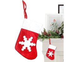 Kerst Bestekhouder - Kerst Servies Zak - Tafel Decoratie - Duurzaam Materiaal - 14.5 cm