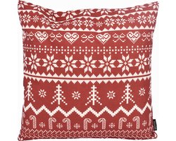 Kerst 'Christmas Celebrations' Kussenhoes | Katoen / Linnen | 45 x 45 cm