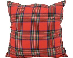 Kerst Classic Tartan Kussenhoes | 45 x 45 cm | Polyester