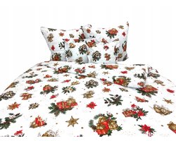 Kerst Dekbedovertrek Katoen D'Lux 140x200cm Nederlands Product