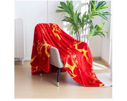 Kerst deken - Plaid - 200 cm x 220 cm - kerstdeken - Winter Plaid - Kerst - Kerstplaid - Winterafbeeldingen - Kerstmis - Microvezel deken - Super zacht - ideaal cadeau - Kerstdesign - nieuw jaar - grote maat - Sinterklaas - feestelijke sfeer