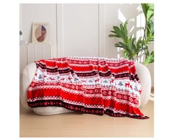 Kerst deken - Plaid - 200 cm x 220 cm - kerstdeken - Winter Plaid - Kerst - Kerstplaid - Winterafbeeldingen - Kerstmis - Microvezel deken - Super zacht - ideaal cadeau - Kerstdesign - nieuw jaar - grote maat - Sinterklaas - feestelijke sfeer KFB-29
