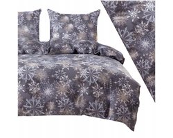 Kerst Flanellen Dekbedovertrek 220x200cm 3-delig - Zacht & Warm